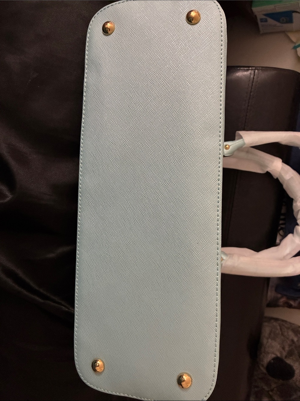 Tignanello🥳HP🥳Powder Blue Leather Purse - Picture 16 of 16